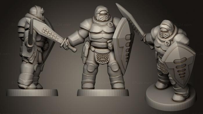 Игрушки (Космо-рыцарь, TOYS_0121) 3D модель для ЧПУ станка